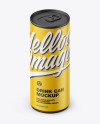 Matte Drink Can Mockup