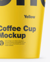 Paper Coffee Cup Mockup