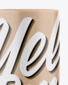 Kraft Paper Tube Mockup