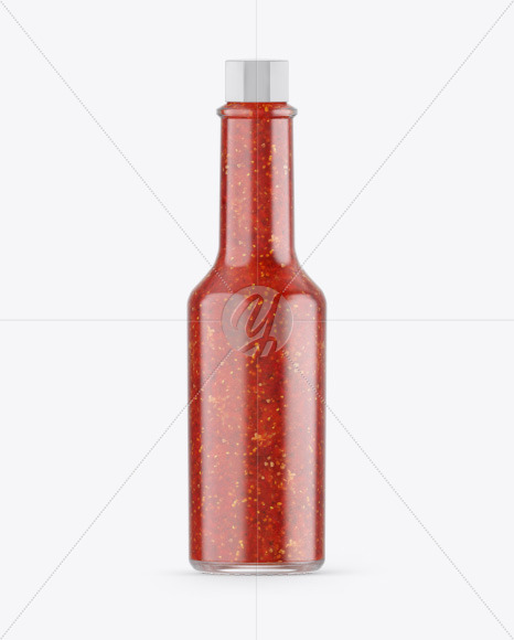 Chili Sauce Bottle Mockup