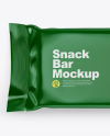 Glossy Snack Bar Mockup