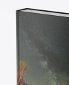 Book w/ Glossy Cover Mockup - Half Side View