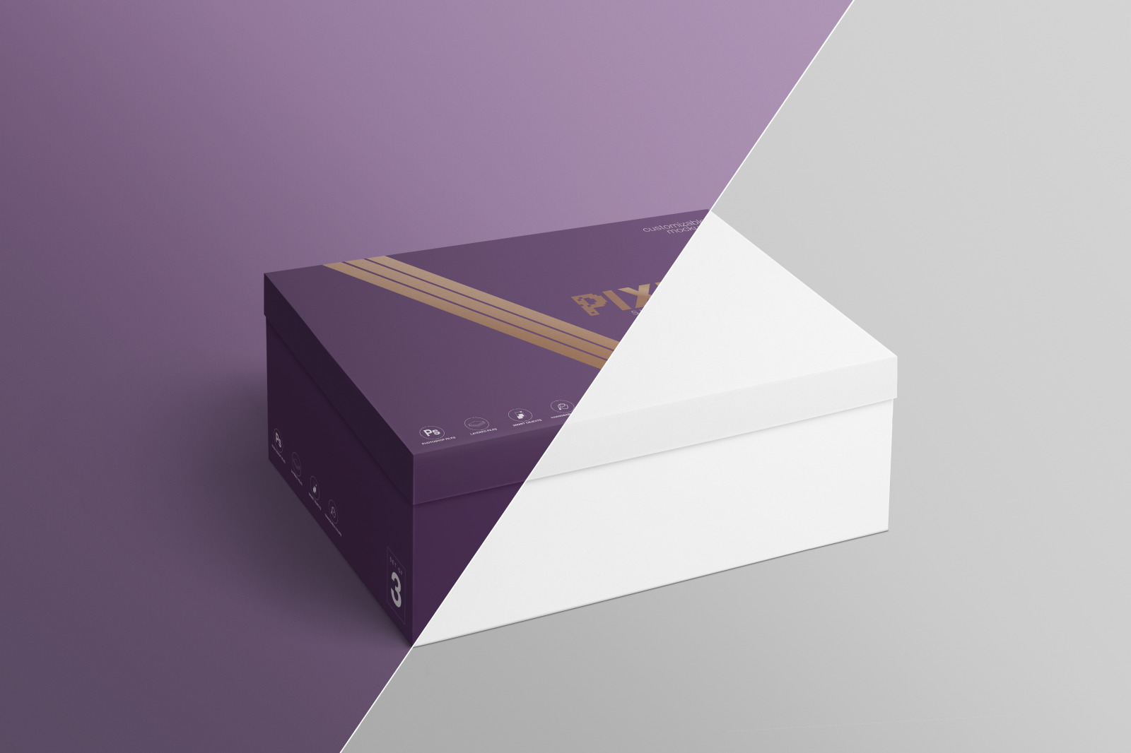 Free Shoebox Mockups - Set of 3 Free Shoebox Mockups - Set of 3