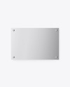 Metallic Nameplate Mockup