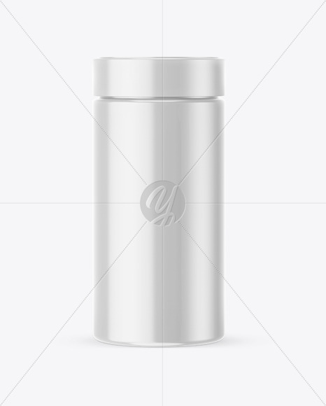 Glossy Round Jar Mockup