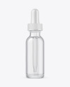 Clear Glass Dropper Bottle Mockup