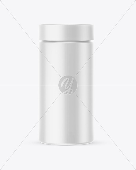 Matte Round Jar Mockup