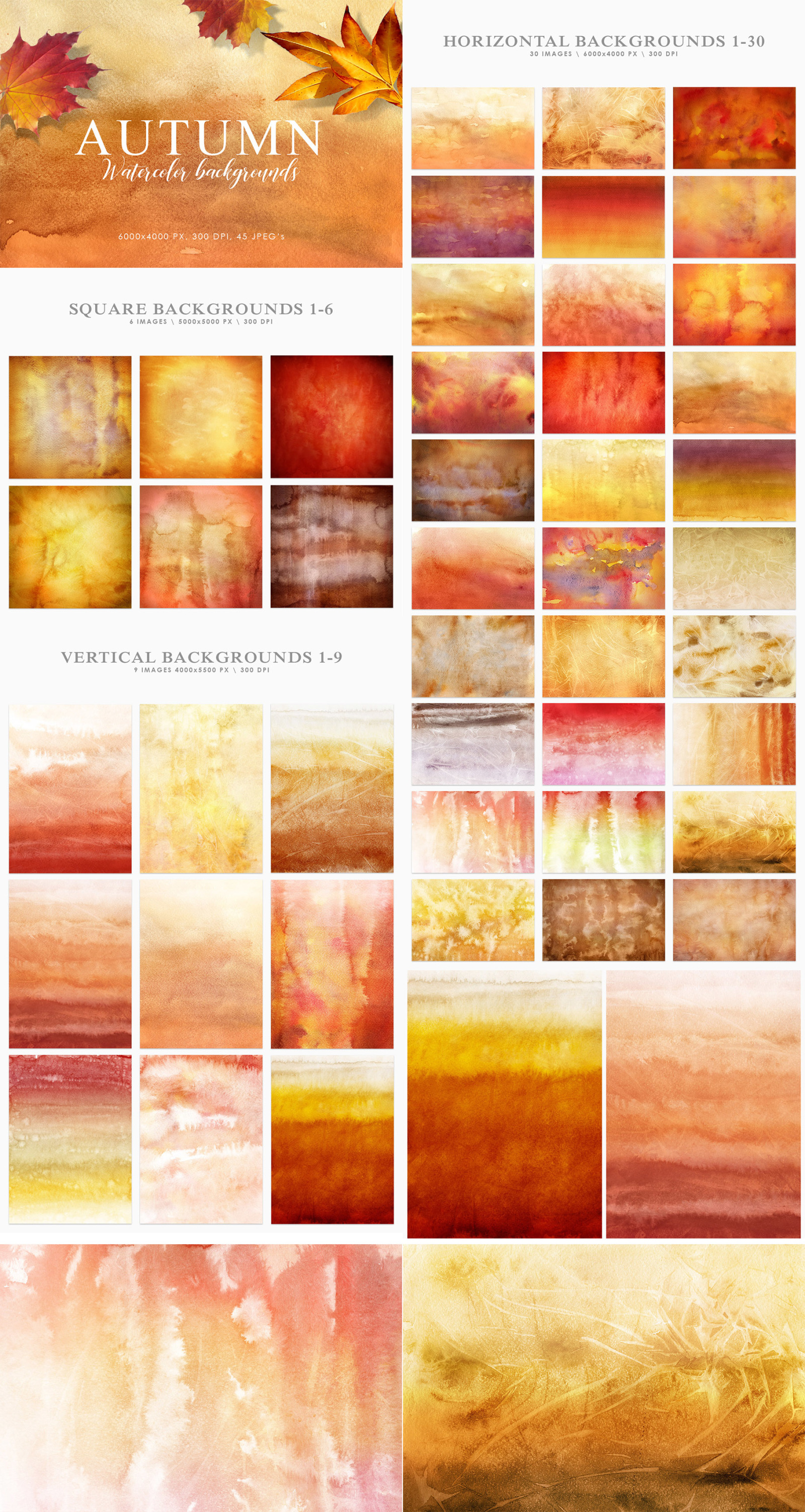 Aesthetic Backgrounds Bundle