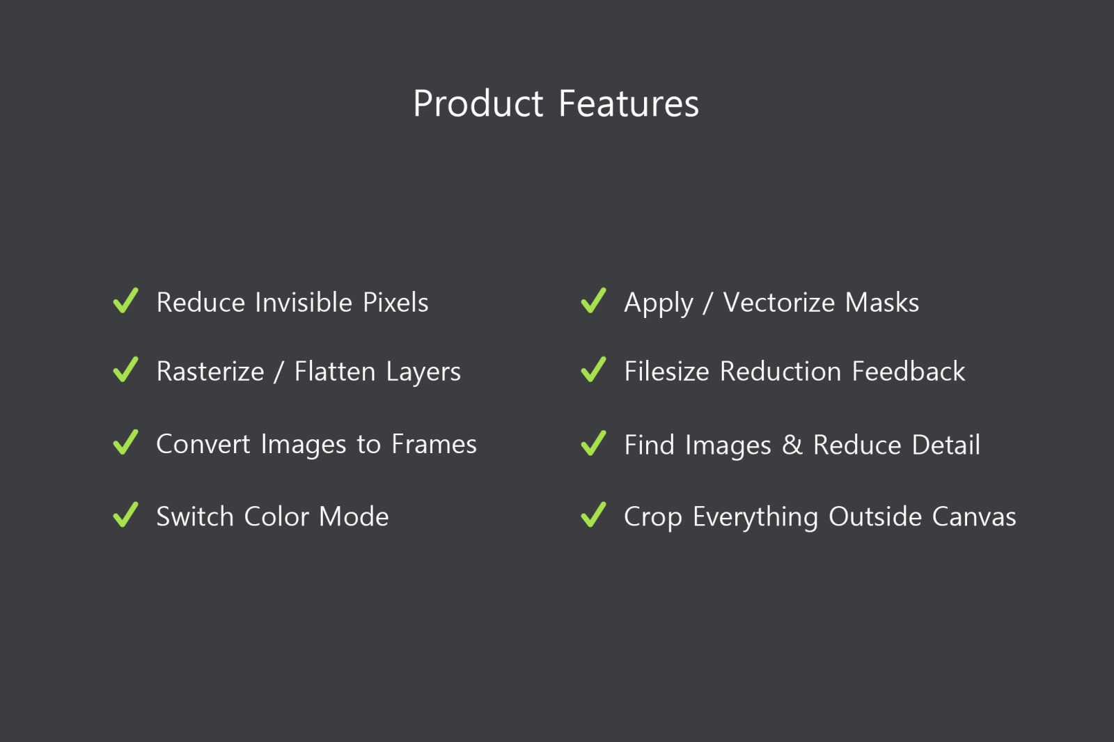 Smaller PSD - Filesize Reduce Kit Smaller PSD - Filesize Reduce Kit