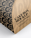 Kraft Paper Cake Box Mockup