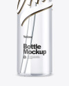 Clear Bottle with Pump Mockup