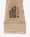 Kraft Stick Sachet Mockup