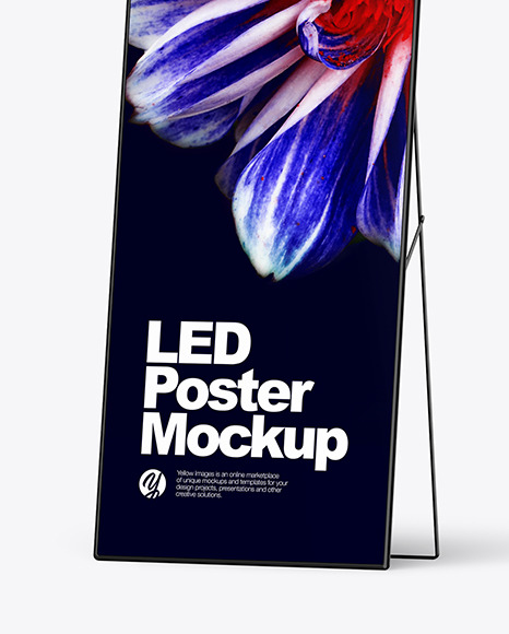 LED Poster Mockup