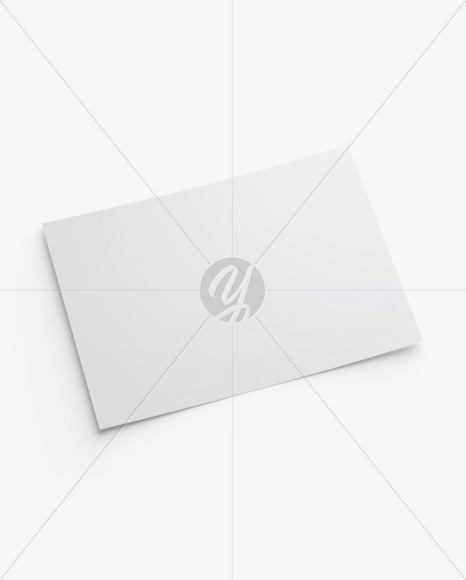 Matte A5 Postcard Mockup