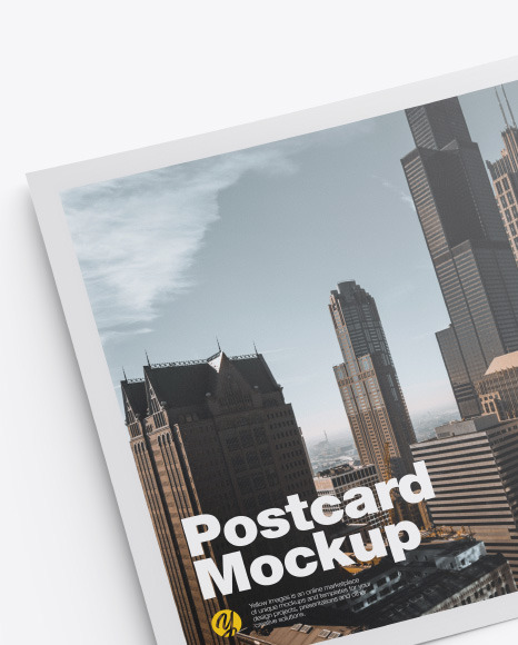 Matte A5 Postcard Mockup