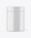 Matte Protein Jar Mockup