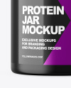 Matte Protein Jar Mockup