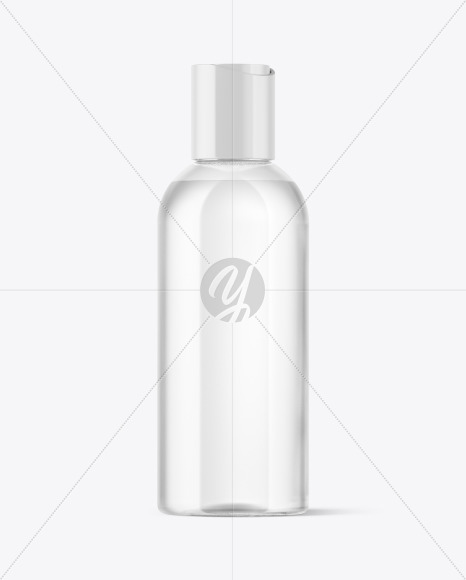 Clear Plastic Bottle Mockup