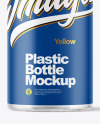 Clear Plastic Bottle Mockup