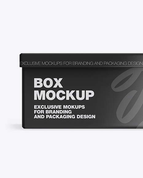 Glossy Paper Box Mockup