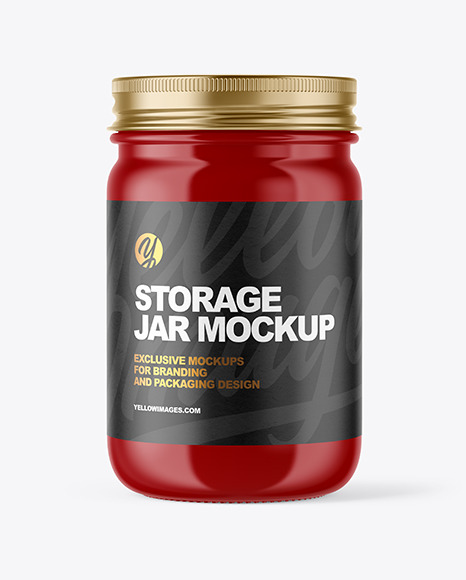 Glossy Jar Mockup Glossy Jar Mockup