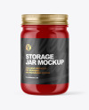 Glossy Jar Mockup Glossy Jar Mockup