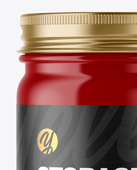 Glossy Jar Mockup