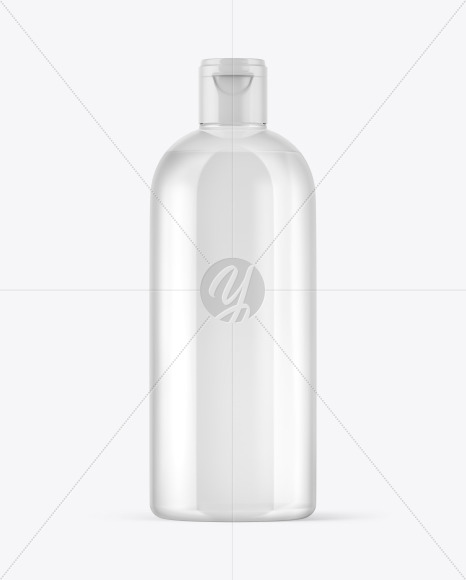 Clear Plastic Bottle Mockup