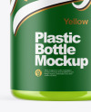 Clear Plastic Bottle Mockup