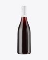Clear Glass Red Wine Bottle Mockup Clear Glass Red Wine Bottle Mockup