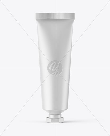 Matte Cosmetic Tube Mockup