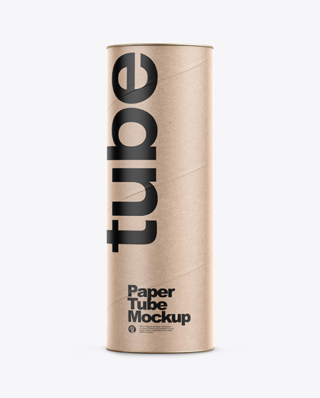 Kraft Tube Mockup