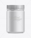 Large Plastic Jar with Lid Mockup