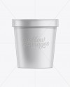 16oz Ice Cream Container Mock-up