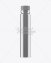 Metallic Plastic Sport Nutrition Bottle Mockup - Front View