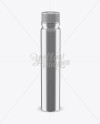 Metallic Plastic Sport Nutrition Bottle Mockup - Front View (High-Angle Shot)