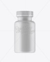 Matte Pill Bottle Mockup - Front View