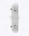 Skateboard Mockup - Back Halfside View