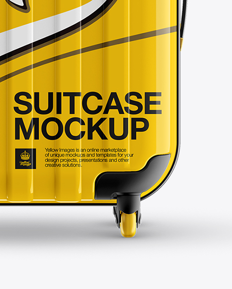 Travel Suitecase Mockup - Front View - Free Download Images High