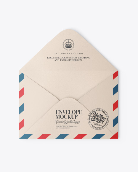 Textured Envelope Mockup