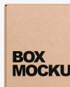 Two Kraft Boxes Mockup