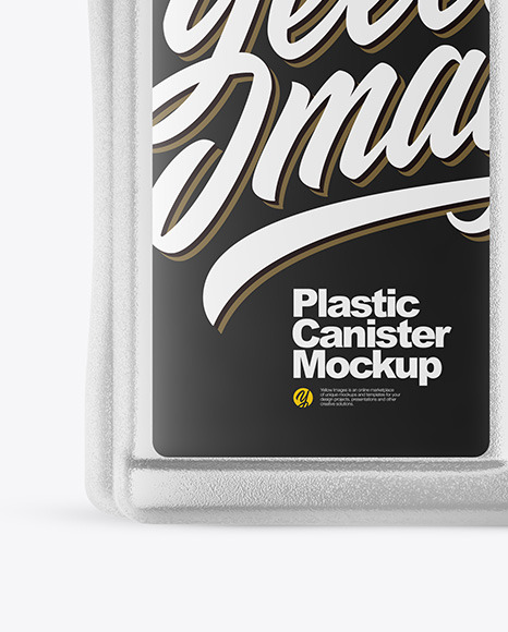 Plastic Canister Mate Mockup