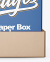 Paper Palette With Four Boxes Mockup