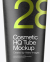 Matte Metallic Cosmetic Tube Mockup