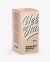 Kraft Paper Box Mockup