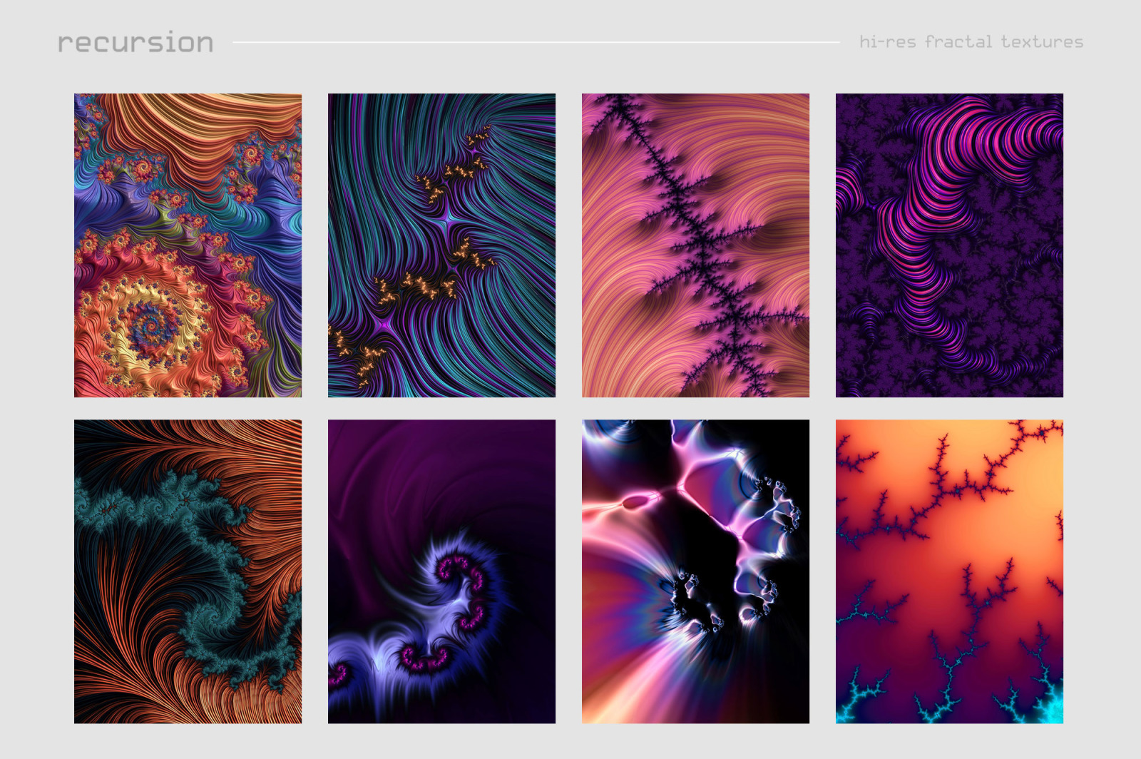 Recursion: Hi-res Fractal Textures Recursion: Hi-res Fractal Textures