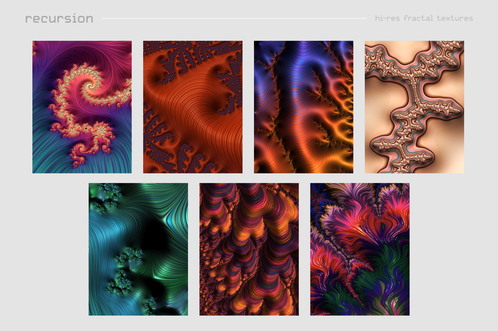 Recursion: Hi-res Fractal Textures Recursion: Hi-res Fractal Textures