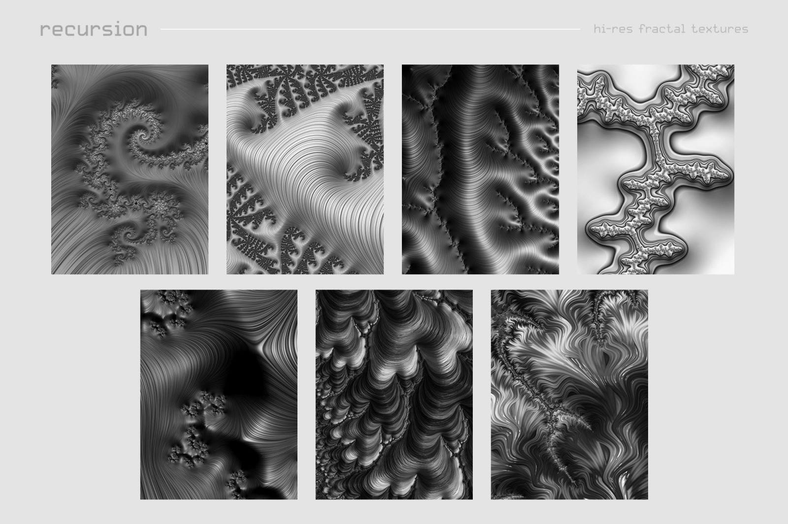 Recursion: Hi-res Fractal Textures