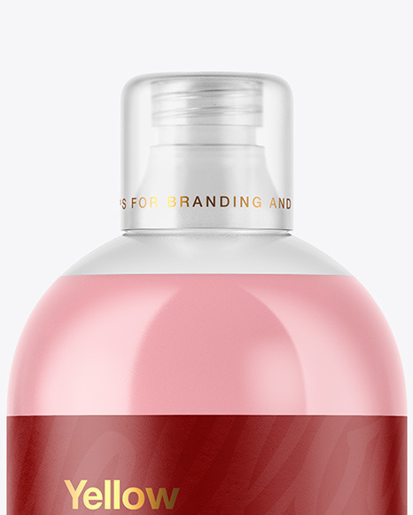 Clear Cosmetic Bottle Mockup Clear Cosmetic Bottle Mockup