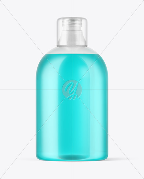 Clear Cosmetic Bottle Mockup